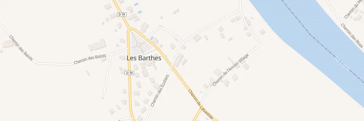 Plan du 171 Che de Labastide aux Barthes