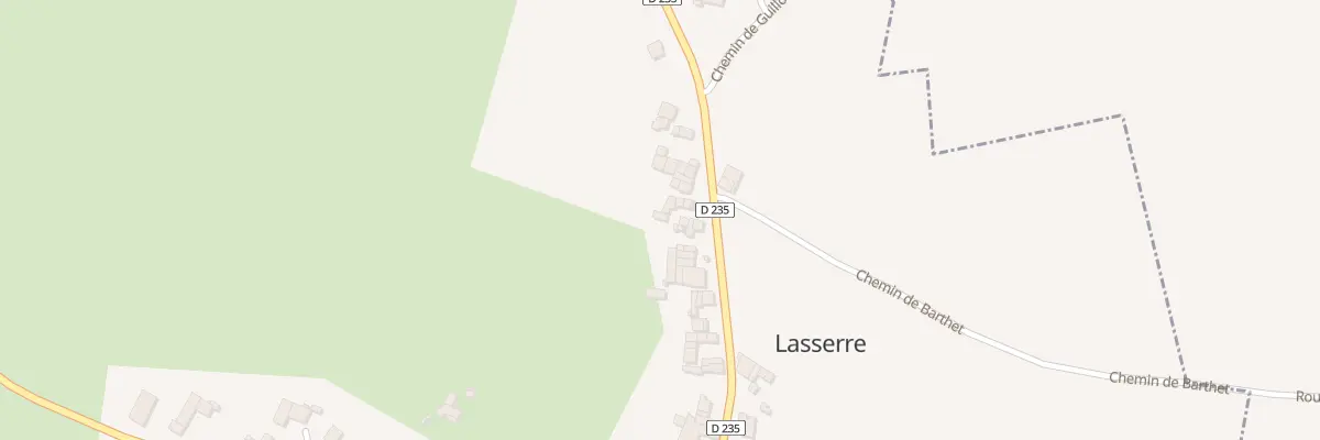 Plan du 73 Village à Lasserre