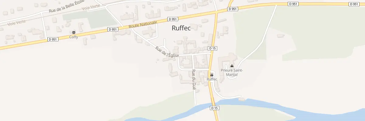 Plan du 16 Rue de la Mairie à Ruffec