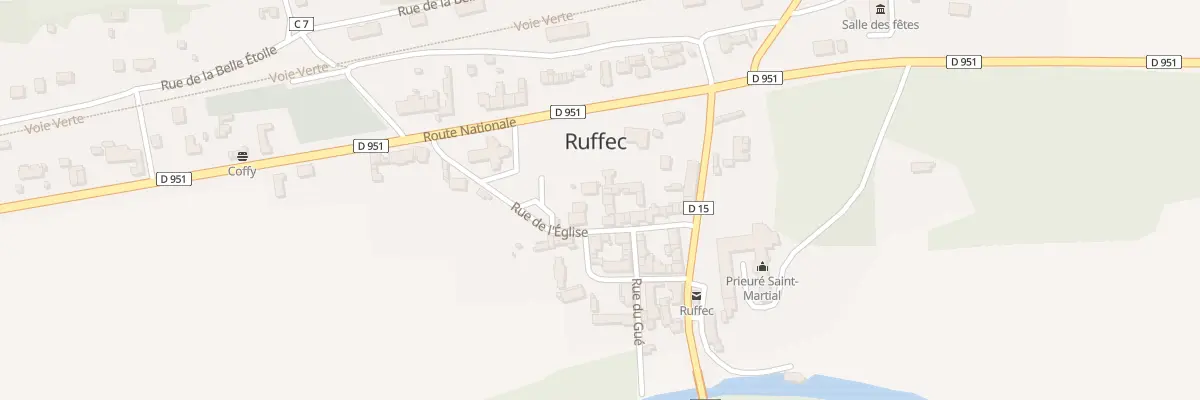 Plan du 7 Rue de l’Eglise à Ruffec
