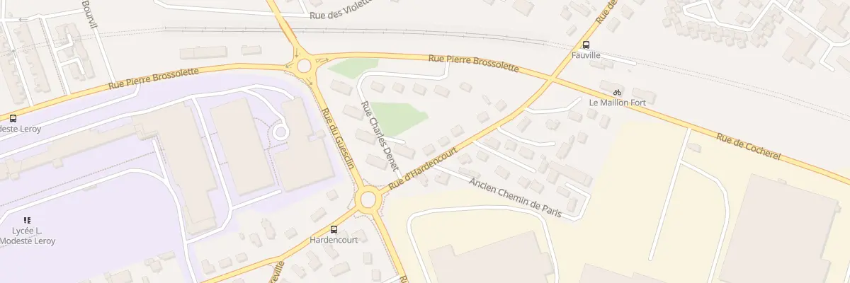 Plan du 65 Rue d’Hardencourt à Évreux