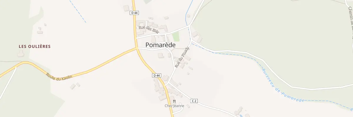 Plan du 5010 Pomarede à Pomarède