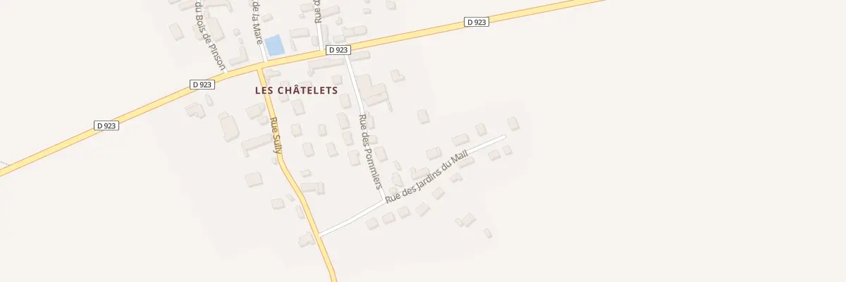 Plan du 13 Rue des Jardins du Mail à Chuisnes