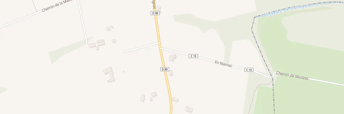 Plan du 143C La Trougne à Thil