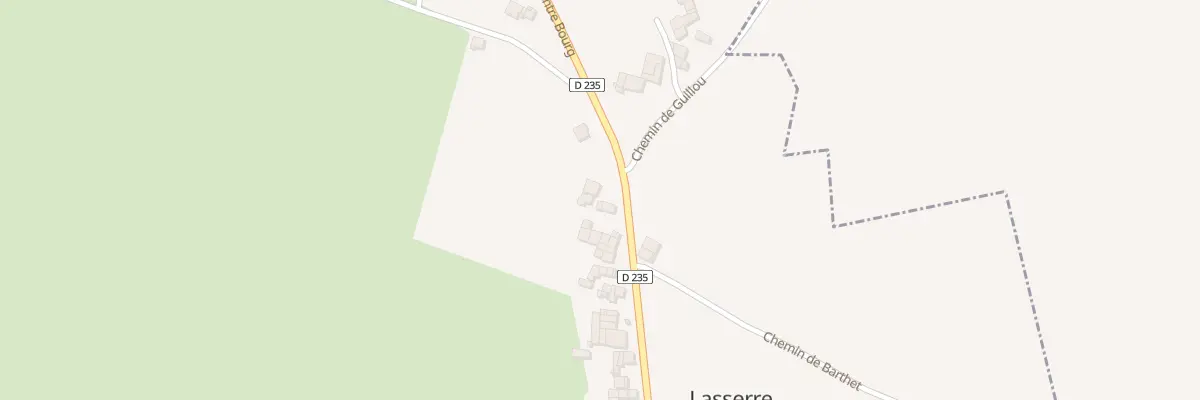 Plan du 80 Village à Lasserre