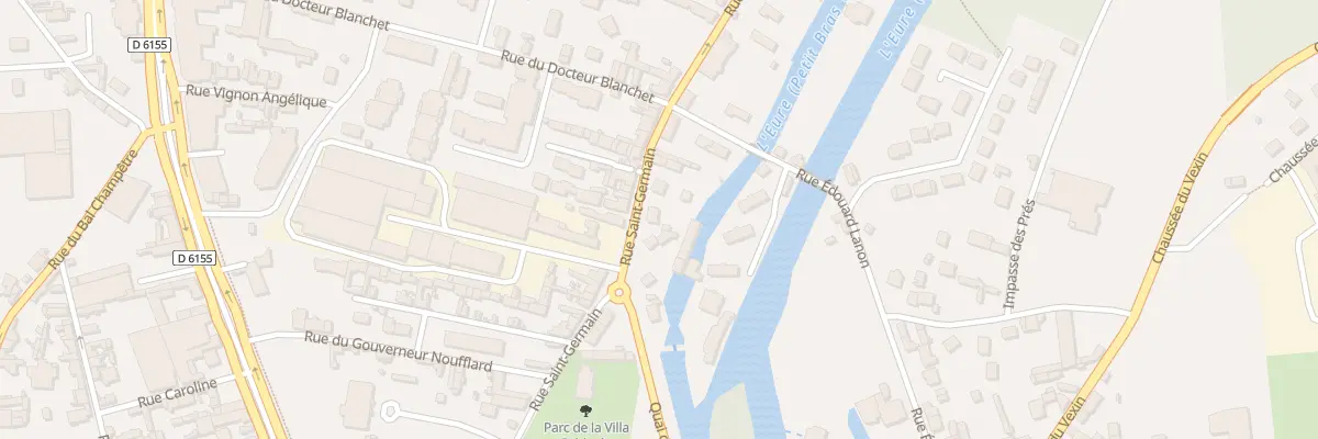 Plan du 24 Rue Saint Germain à Louviers
