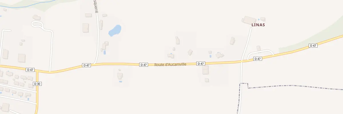 Plan du 631 Rte d’Aucamville au Burgaud