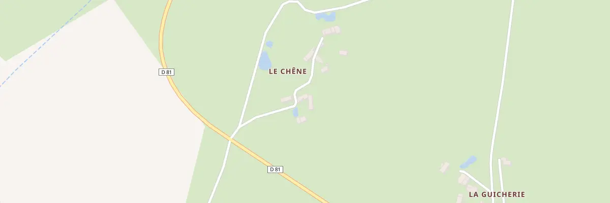 Plan du 14 Le Chene à Céré-la-Ronde