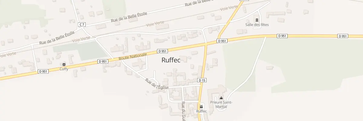 Plan du 5 Rte Nationale à Ruffec