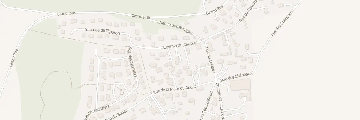 Plan du 77 Rue du Calvaire à Ymare