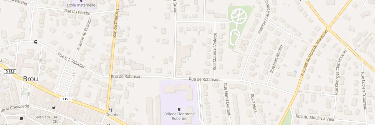 Plan du 11B Rue de Robinson à Brou