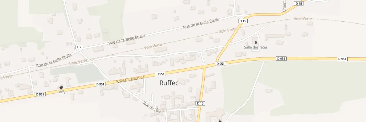 Plan du 42 Rte Nationale à Ruffec