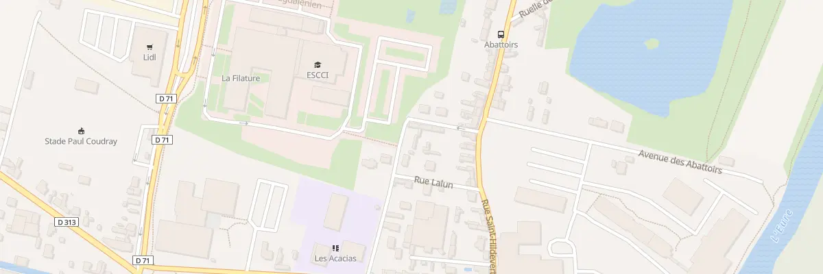 Plan du 8 Rue Lalun à Louviers