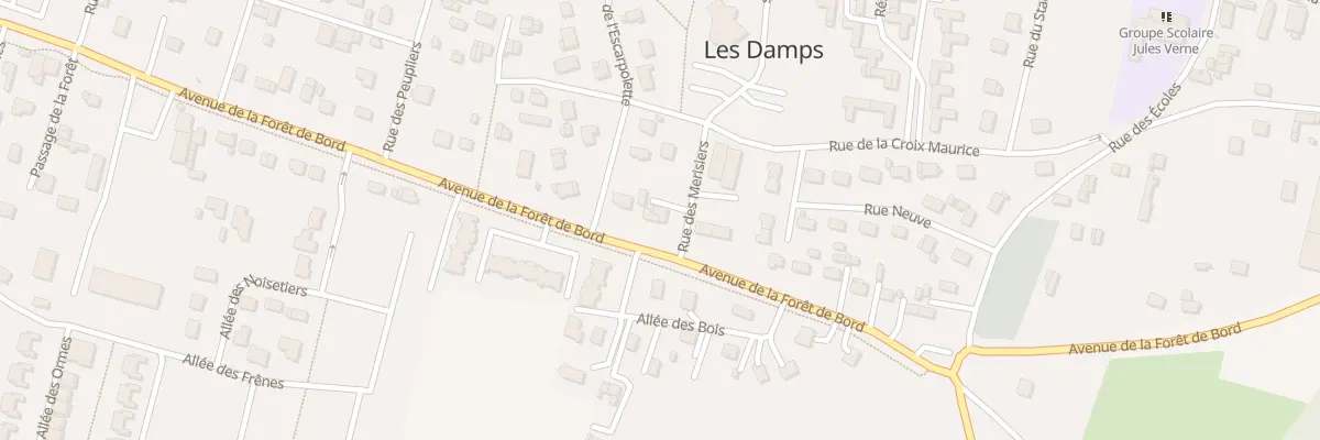 Plan du 33 Av Foret de Bord aux Damps