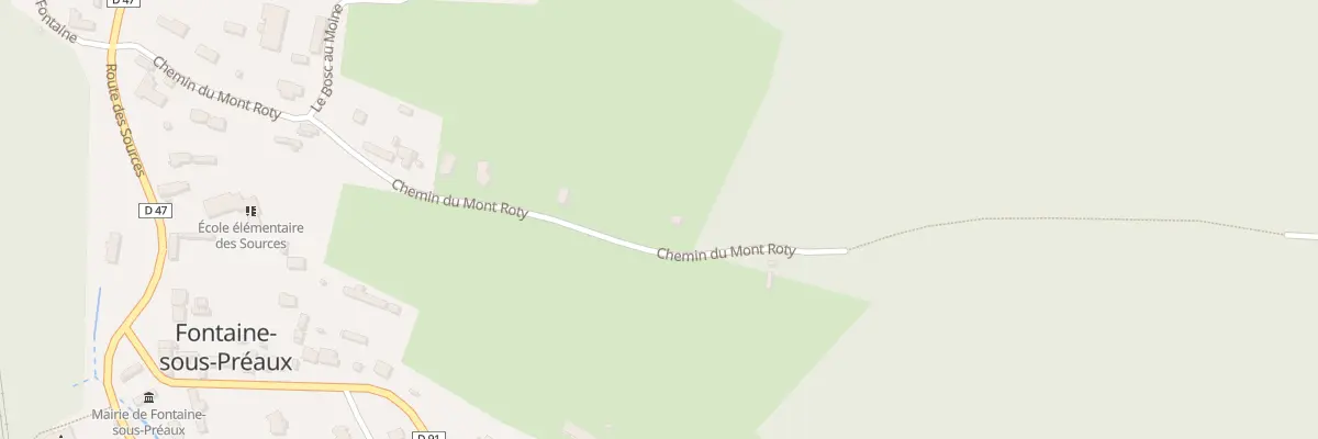 Plan du 6015 Le Village à Fontaine-sous-Préaux
