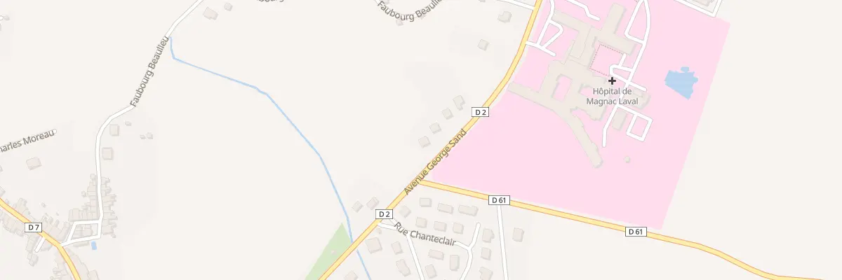 Plan du 3 Av George Sand à Magnac-Laval