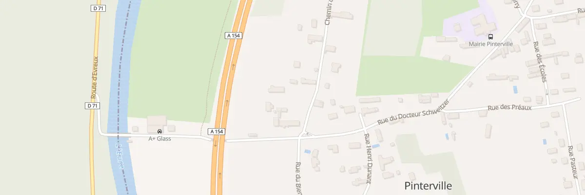 Plan du 1 Che du Roi à Pinterville