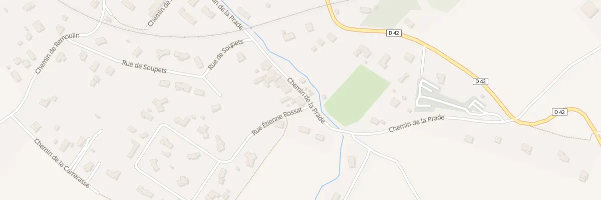 Plan du 26 Chem de la Prade à Lasserre-Pradère