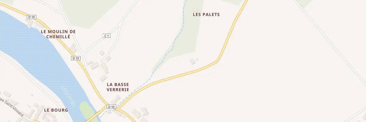 Plan du 131 Les Palets à Chemillé-sur-Indrois