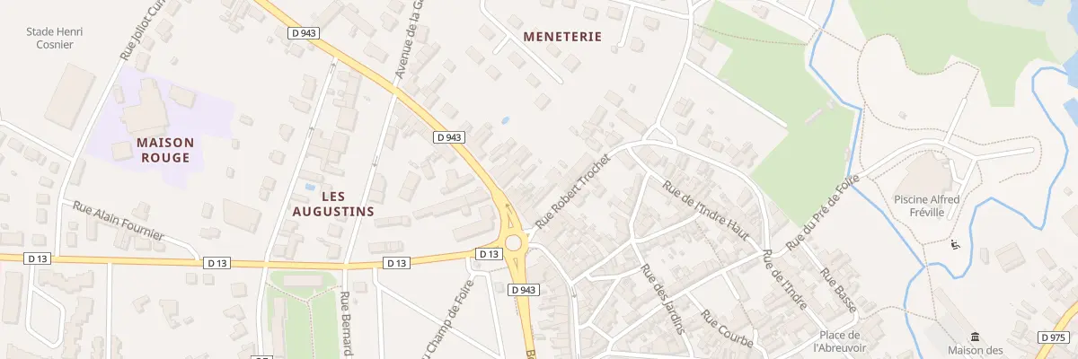 Plan du 2 Rte de Tours à Châtillon-sur-Indre