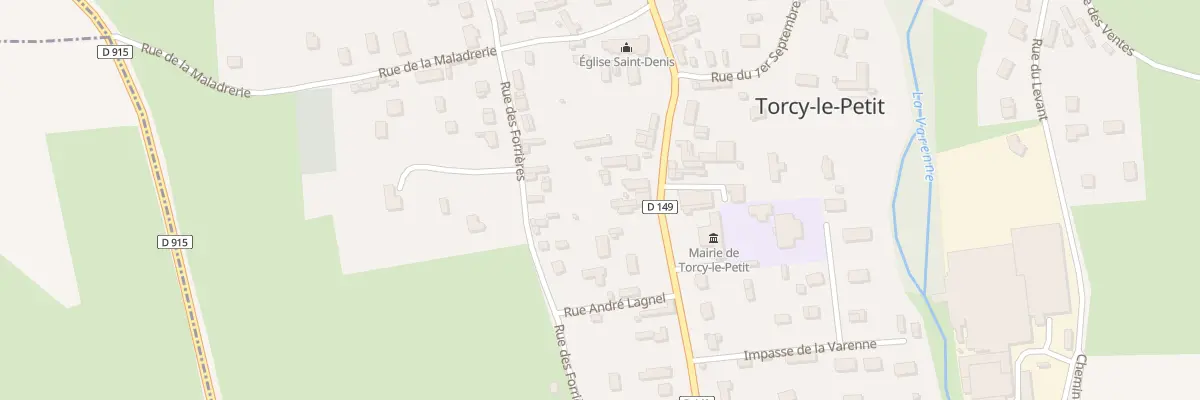 Plan du 5110 Le Village à Torcy-le-Petit