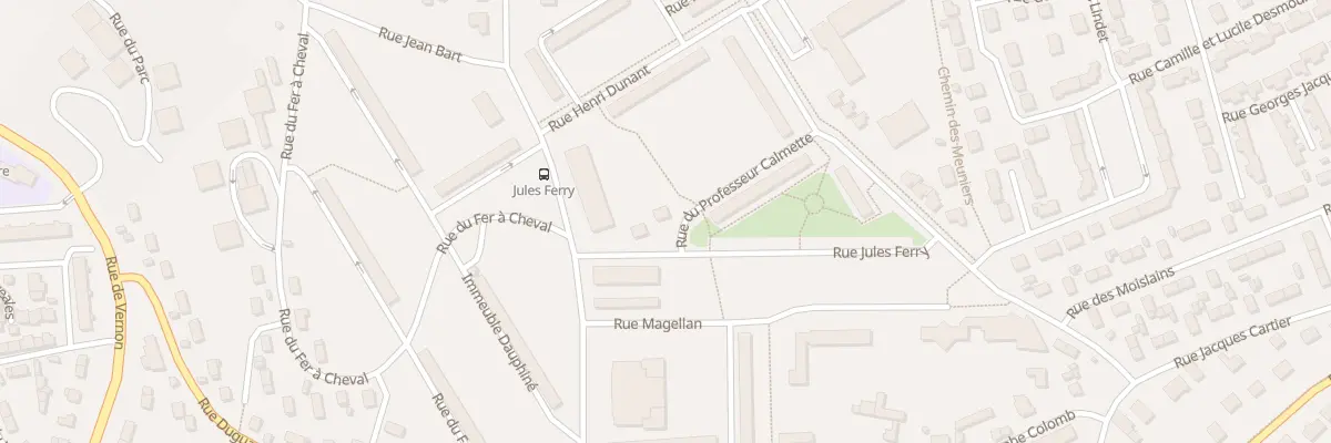 Plan du 1 Rue Jules Ferry à Évreux