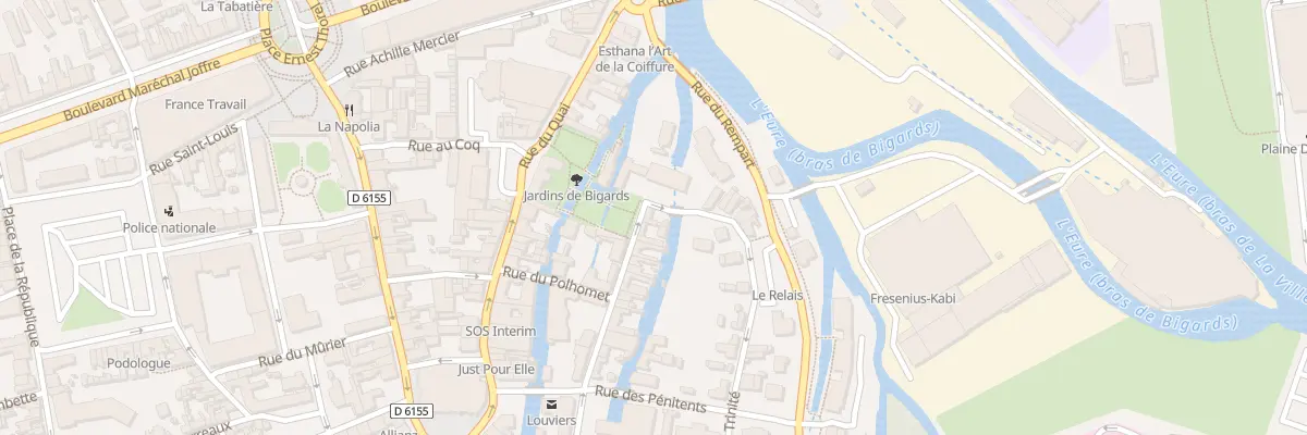 Plan du 27 Rue Trinité à Louviers