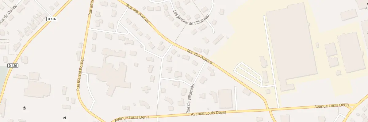 Plan du 11 Rue des Acacias à Brou
