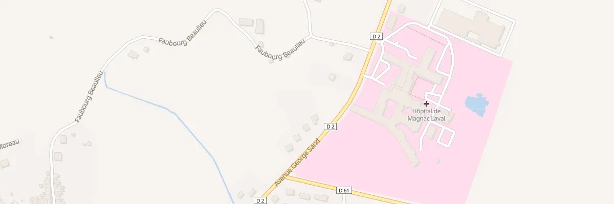 Plan du 9 Av George Sand à Magnac-Laval