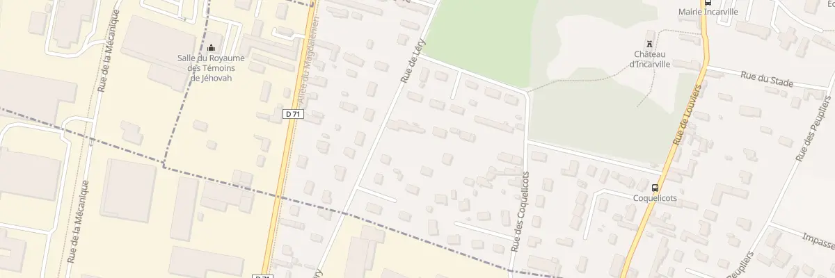 Plan du 10T Rue de Léry à Incarville