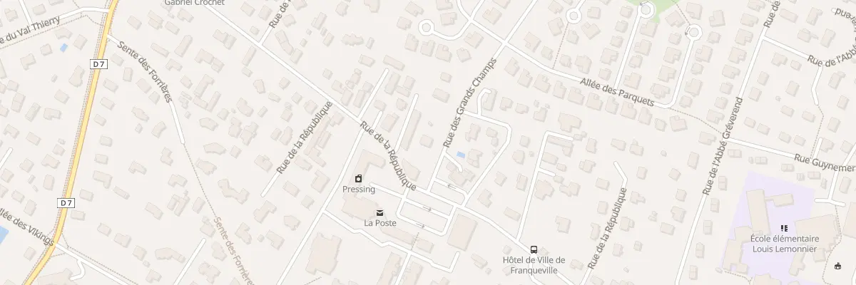 Plan du 418 Rue de la République à Franqueville-Saint-Pierre