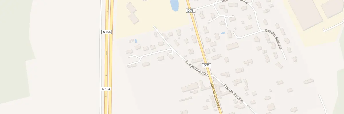 Plan du 1 Lot les Grands Champs à Acquigny