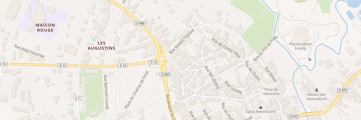 Plan du 80 Rue Grande à Châtillon-sur-Indre