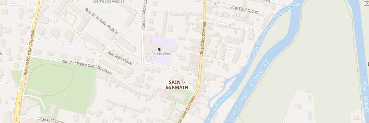 Plan du 8B Rue de l’Abbe Caresme à Louviers