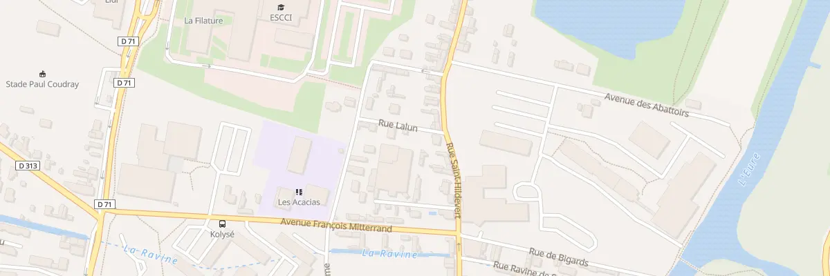 Plan du 13 Rue Saint Hildevert à Louviers