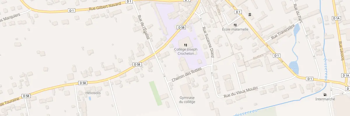 Plan du 16 Rue de Touraine à Veuzain-sur-Loire