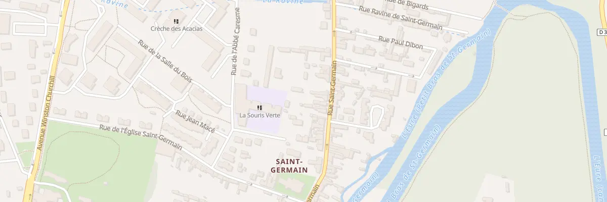 Plan du 113 Rue Saint Germain à Louviers
