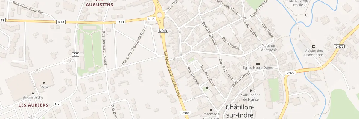 Plan du 79 Rue Grande à Châtillon-sur-Indre
