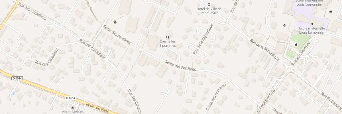 Plan du 250 Sen des Forrieres à Franqueville-Saint-Pierre