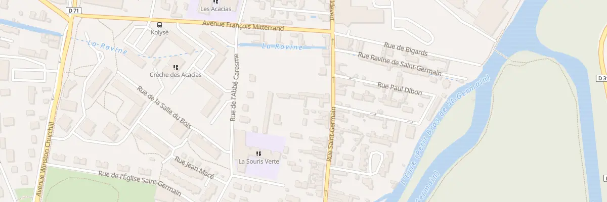 Plan du 127B Rue Saint Germain à Louviers