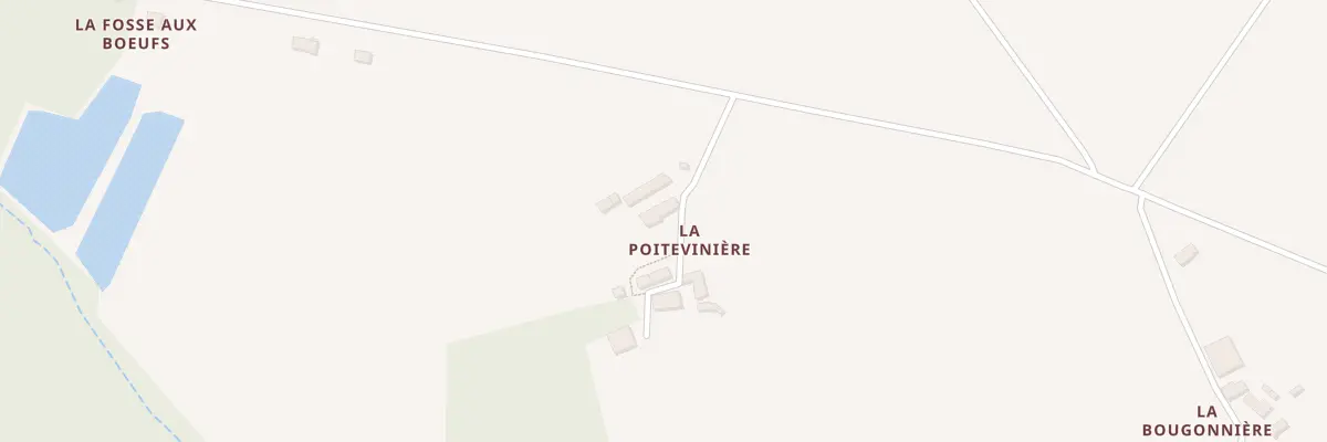 Plan du 89 La Poiteviniere à Céré-la-Ronde