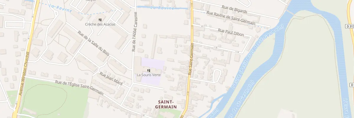 Plan du 119 Rue Saint Germain à Louviers