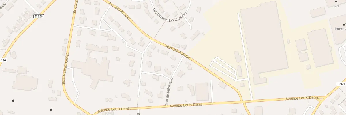 Plan du 9 Rue des Acacias à Brou