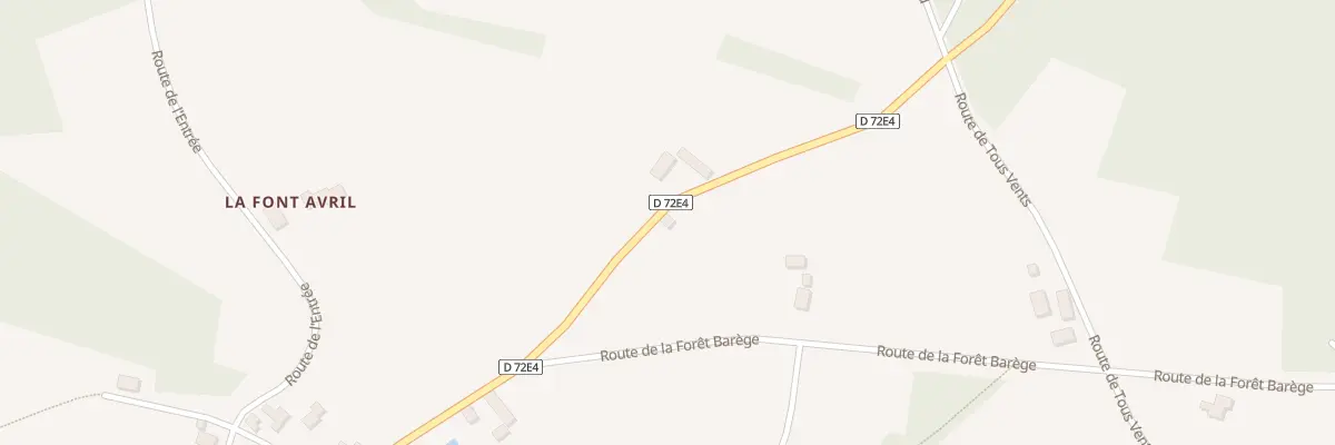 Plan du 6 Rte du Pervendoux à Génis