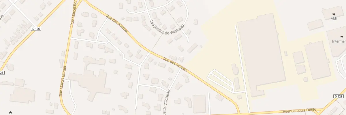 Plan du 1173 Rue des Acacias à Brou