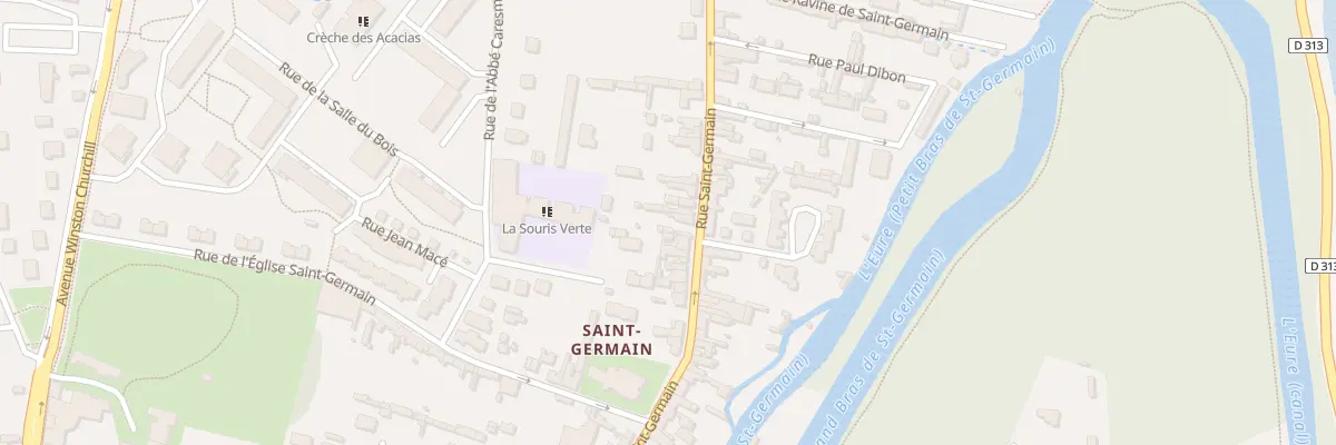 Plan du 109 Rue Saint Germain à Louviers