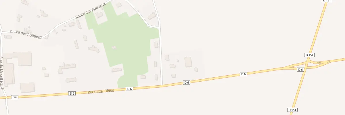 Plan du 50 Rte des Authieux à Claville-Motteville