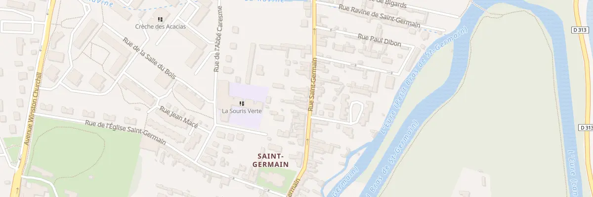 Plan du 115B Rue Saint Germain à Louviers