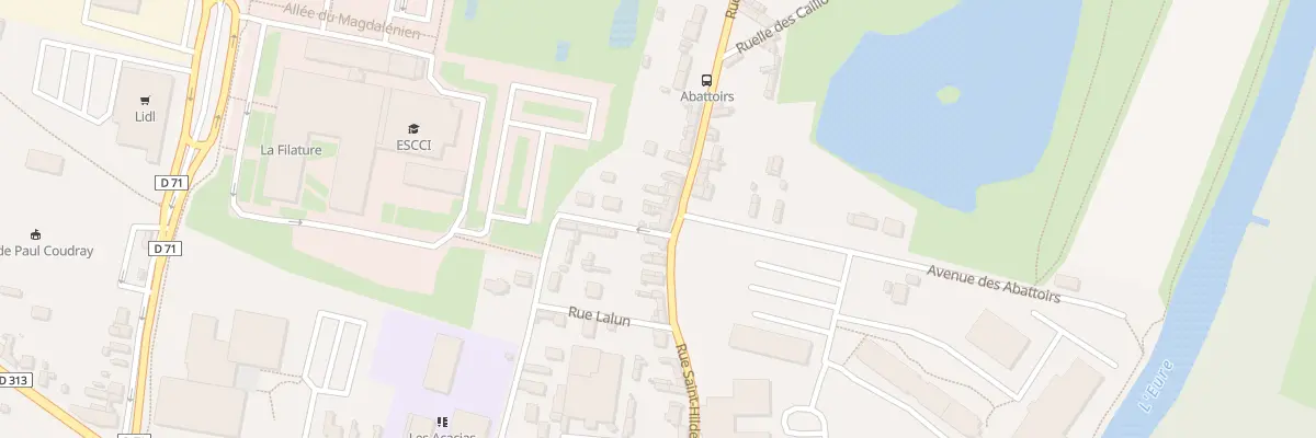 Plan du 23 Rue Saint Hildevert à Louviers