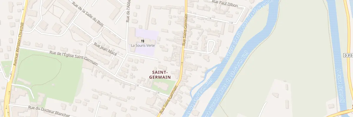 Plan du 101 Rue Saint Germain à Louviers